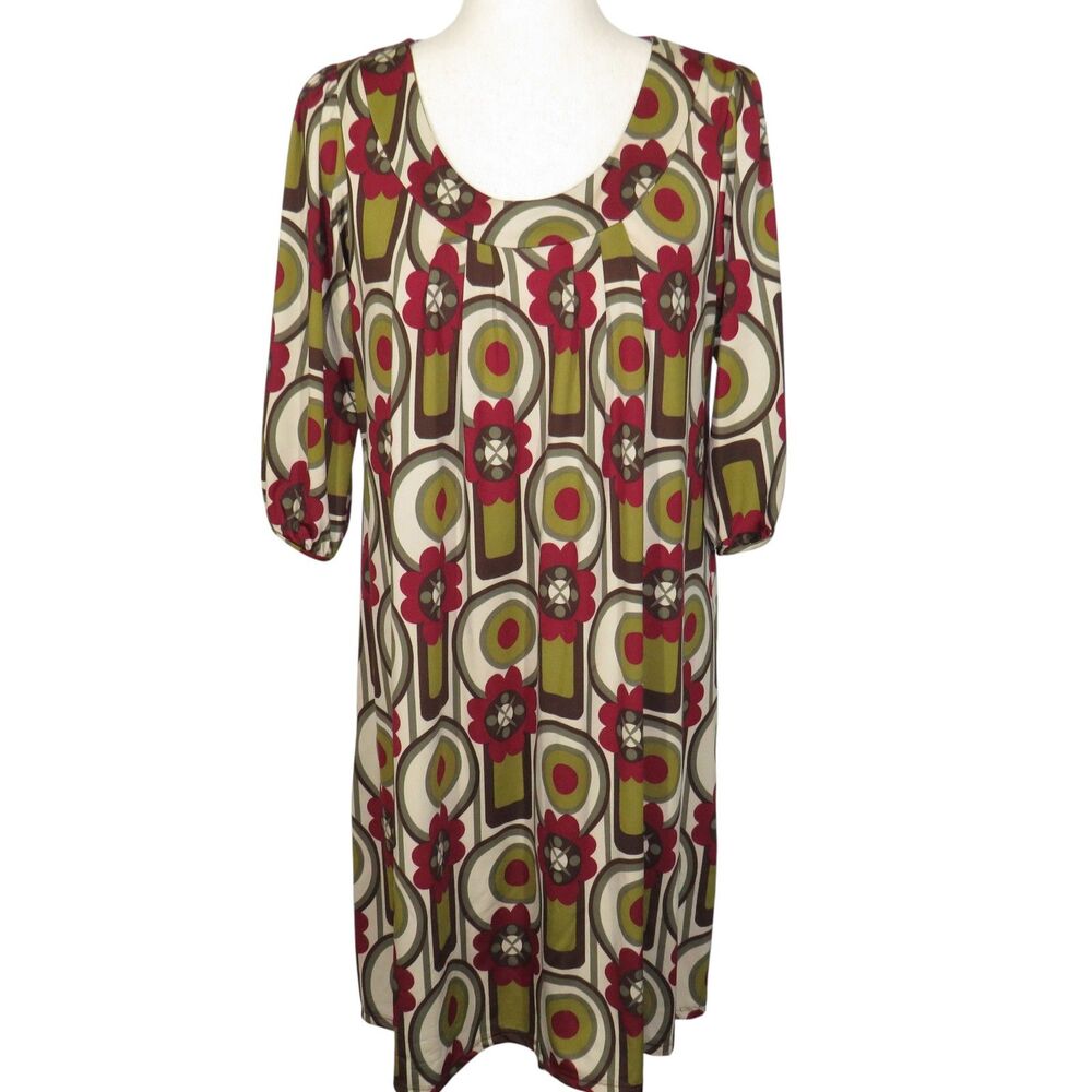 Hypnotik Vintage Floral Geo Print Stretchy Dress Size Large